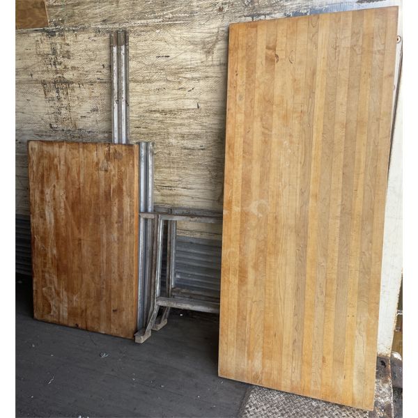 JOB LOT - BUTCHER BLOCK TABLE KIT 