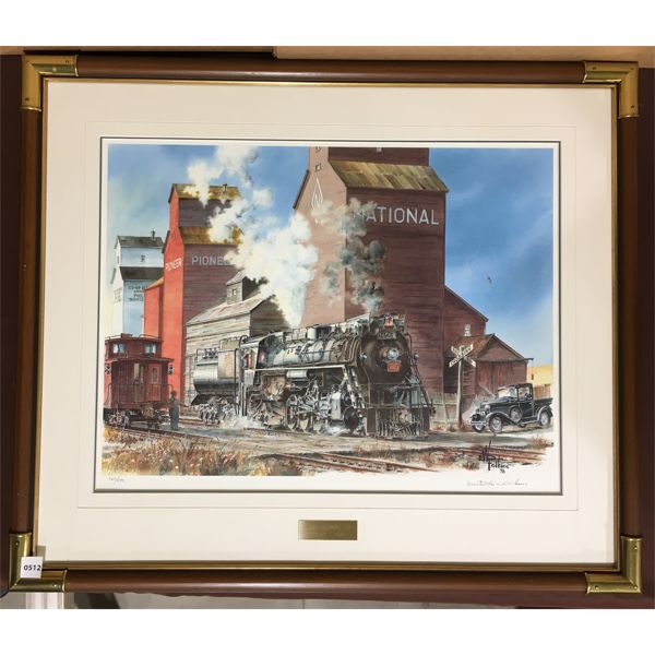 WENTWORTH D. FOLKINS - 'PRAIRIE CROSSING' - FRAMED PRINT #/575