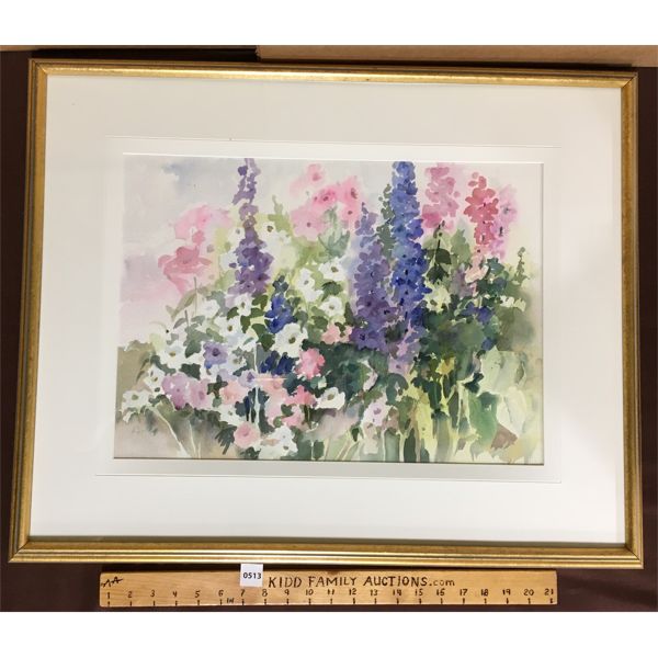 FRAMED SIGNED WATERCOLOUR 