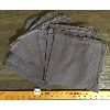 Image 1 : LOT OF 8 - FRAYED EDGE INDABA TABLE LINENS - APPROX 18 x 19in 