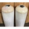 Image 2 : LOT OF 2 - CHANNEL EXTRA LARGE VASES - 20in TALL
