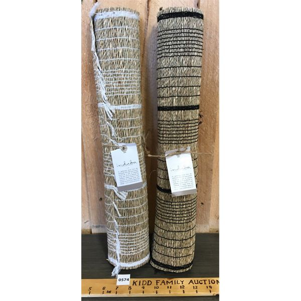 LOT OF 2 - SEAGRASS RUNNERS - 20 x 58in