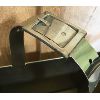 Image 2 : BRASS BUCKLE MAGAZINE HOLDER - 14 x 18.5 x 4.5in