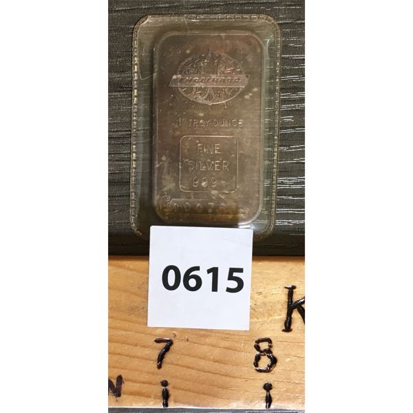 TD ENGELHARD SILVER BAR - 1 TROY OUNCE