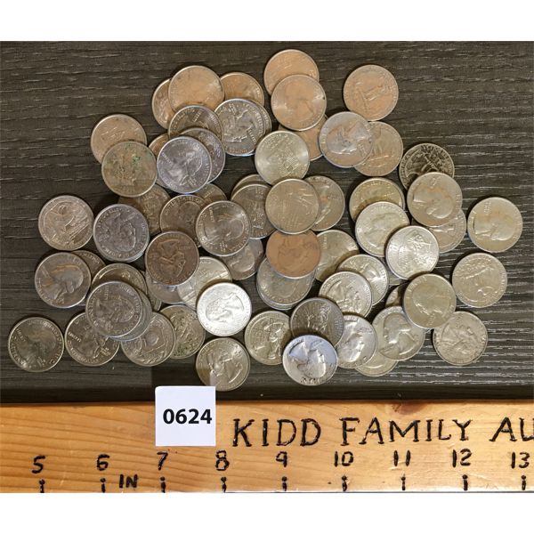 JOB LOT - LARGE QTY US QUARTERS