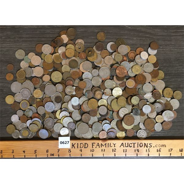 JOB LOT - LARGE QTY WORLD COINS