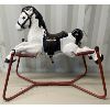 Image 1 : TIN CHILD'S TOY ROCKING HORSE - 39 X 35 IN