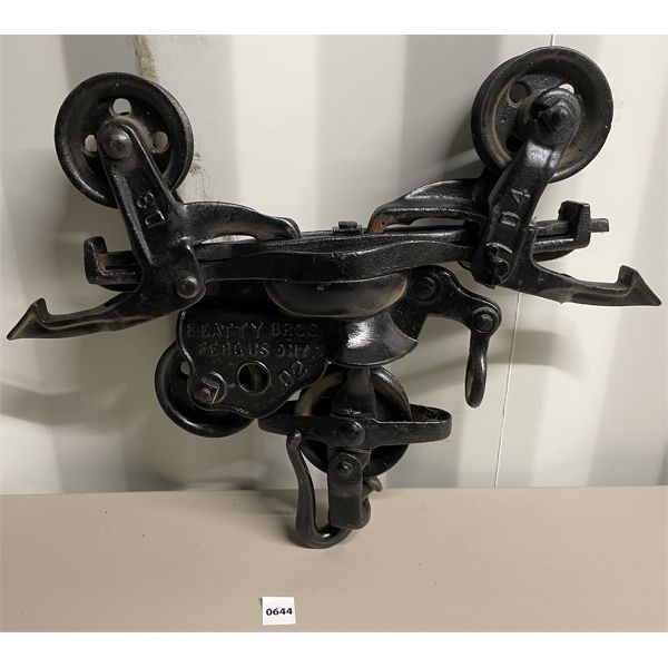 BEATTY BROS BARN CAR/HAY CARRIER