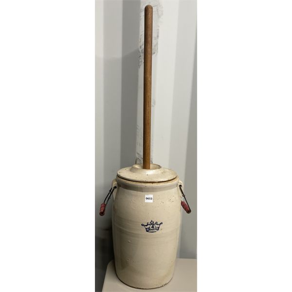 4 GAL CROCK/BUTTER CHURN