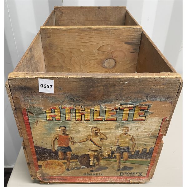 ATHLETE BRAND ORANGE CRATE