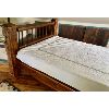 Image 2 : PINE QUEEN SIZE BED FRAME - RUSTIC DESIGN - HAND CRAFTED