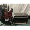 Image 2 : LOT OF 4 - HYUNDAI (STRAT COPY) ELECTRIC GUITAR & IMAGE IG 20 AMP & SOFT CASE & STAND
