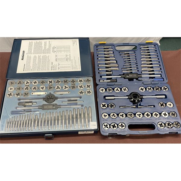 LOT OF 2 - MC TAP & DIE SETS