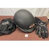 Image 1 : HARLEY-DAVIDSON HELMET W/ AFTERMARKET GLOVES 