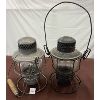 Image 1 : LOT OF 2 - CNR AND CPR ADLAKE RAILWAY LANTERNS
