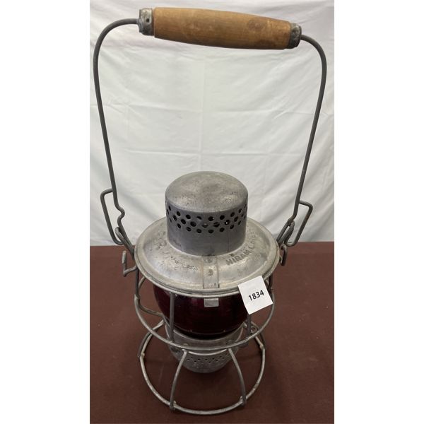CPR HIRAM PIPER RAILWAY LANTERN
