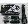Image 1 : LOT OF 4 - ION CAMERA MOUNT, 1080P 16MP ACTION CAMERA, BUSNELL 8x21 BINOCULARS AND FLASHLIGHT