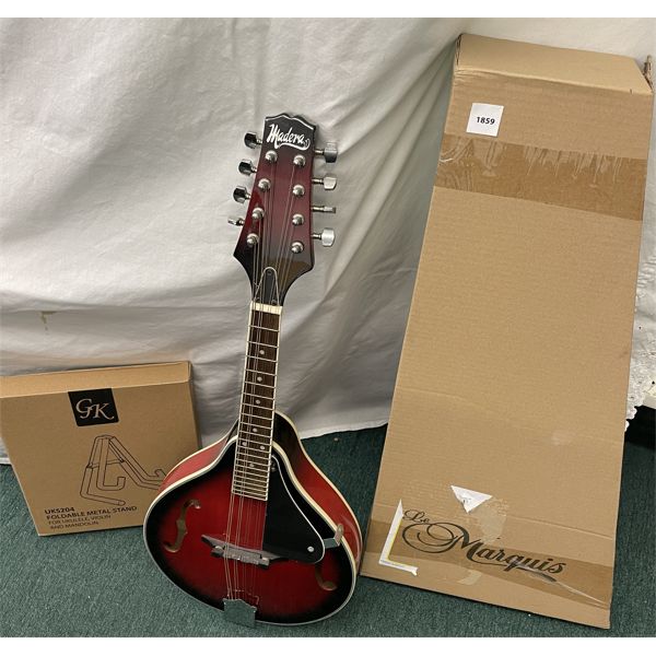 MADERA SPRUCE TOP MANDOLIN W/ BOX AND STAND - NEW