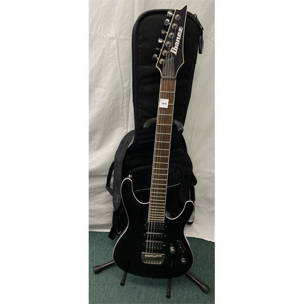 IBANEZ SIR 70FD ELECTRIC GUITAR W/ SOFT CASE, STRAP, SKULL TUNER AND STAND