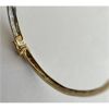 Image 3 : LADIES 10K YELLOW & WHITE GOLD DIAMOND SET BANGLE - APPRAISED