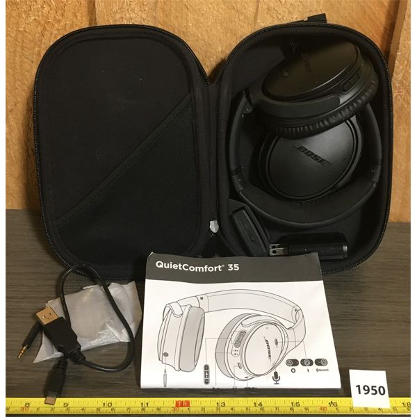 BOSE QUIET COMFORT 35 BLUETOOTH HEADPHONES