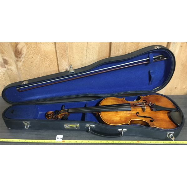 ANTIQUE 1880's VIOLIN REDONE BY CLIFF ARNOLD IN CASE