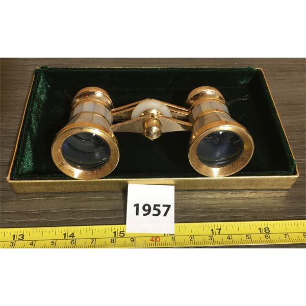 TASCO 3X OPERA GLASSES W/ MOTHER OF PEARL 