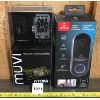 Image 1 : LOT OF 2 - GLOBE SMART VIDEO DOORBELL CAMERA AND MUVI ATOM MICRO CAMCORDER - NEW
