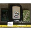Image 1 : LOT OF 3 - ZIPPO LIGHTERS - GREEN ARMOR CHAMELEON, BLUE SKULL AND FLORIDA PANTHERS