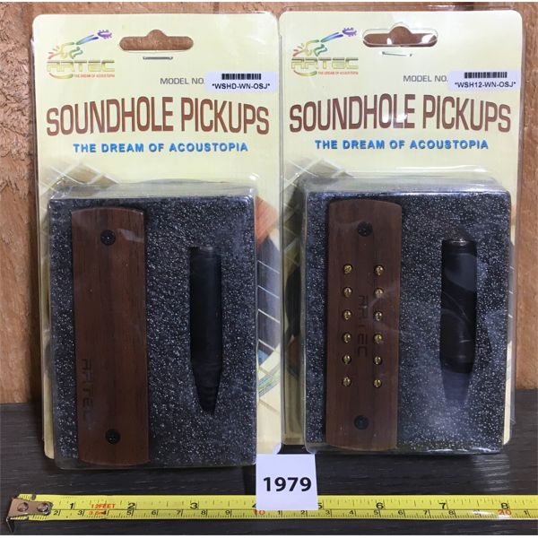 LOT OF 2 - ARTEC SOUNDHOLE PICKUPS - NEW