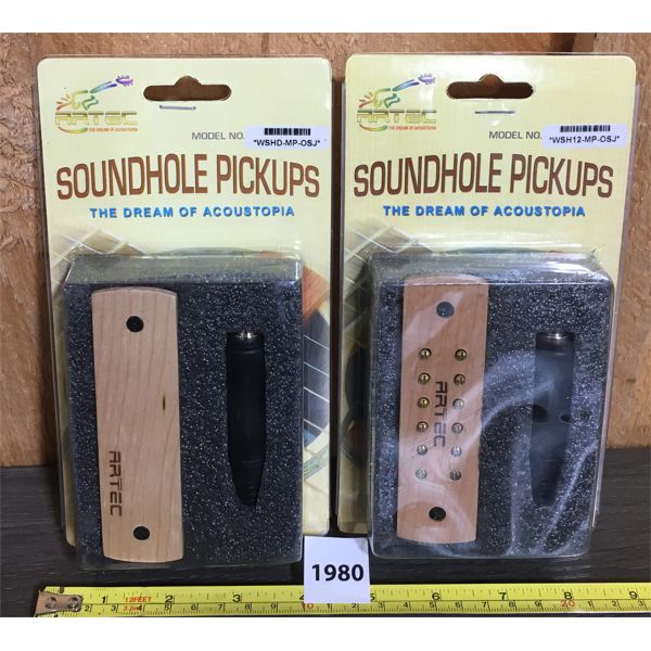 LOT OF 2 - ARTEC SOUNDHOLE PICKUPS - NEW