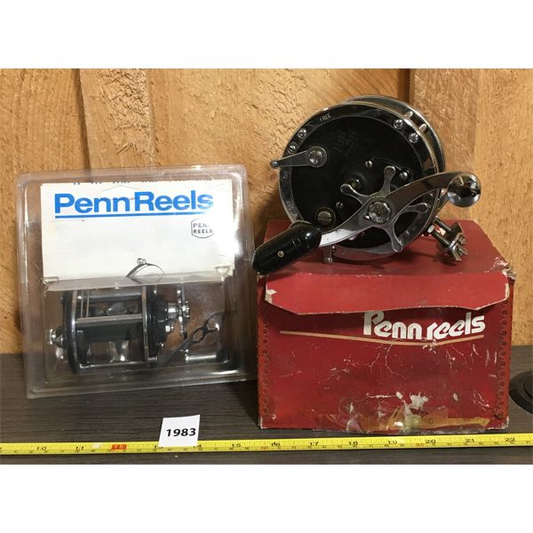 LOT OF 2 - PENN REELS - INCL VINTAGE NO 49 REEL