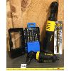 Image 1 : LOT OF 4 - DEWALT AIR TOOLS, MASTERCRAFT MASONARY BIT SET AND DEWALT 1/2in DRILL BIT