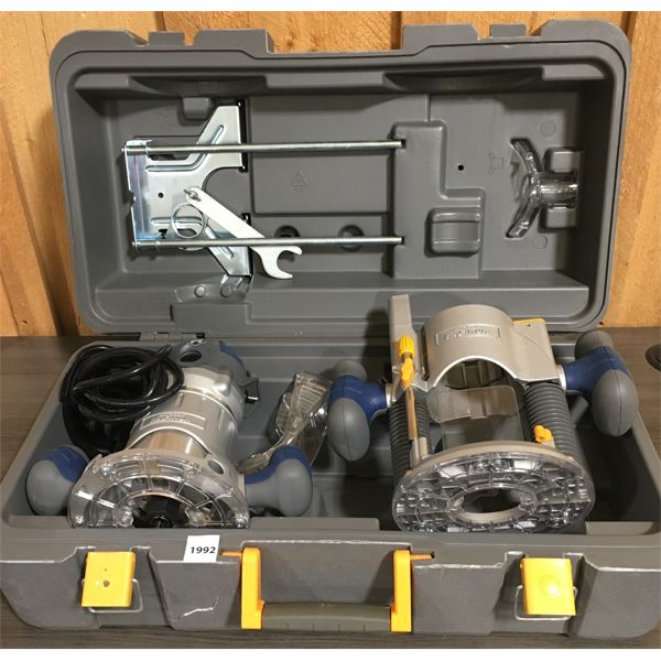 MC MAXIMUM FIXED/PLUNGE ROUTER W/ACCESSORIES 