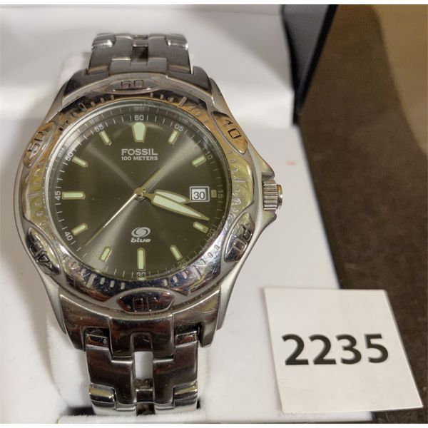 FOSSIL MENS WATCH - BLUE MODEL