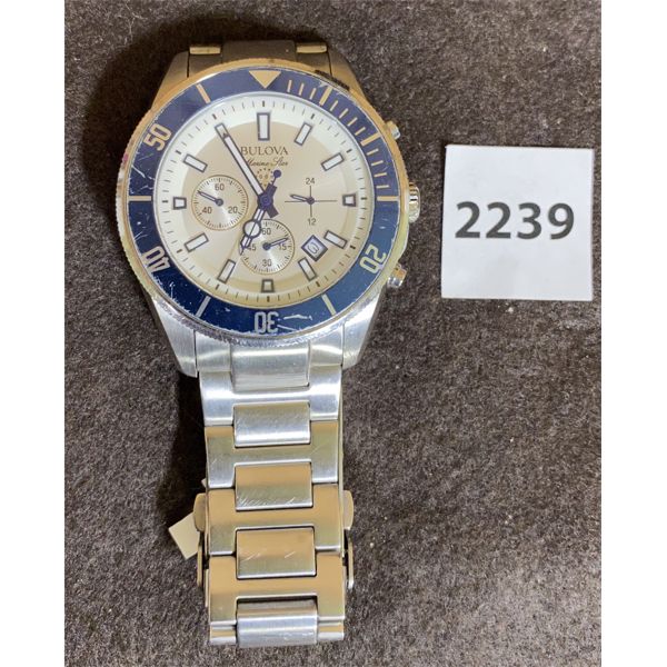 BULOVA MARINE STAR MENS WRIST WATCH 