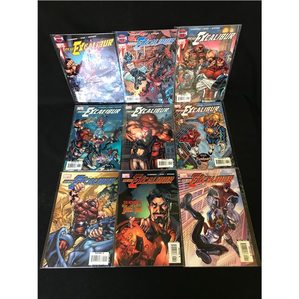 NEW EXCALIBUR COMIC BOOK LOT (MARVEL COMICS)