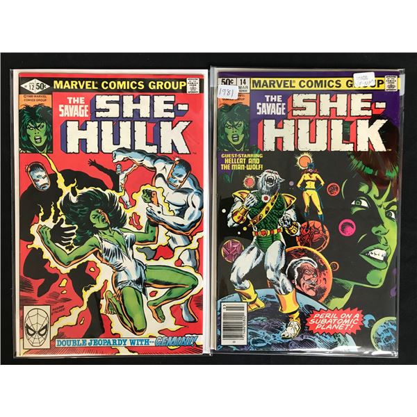 THE SAVAGE SHE-HULK NO.12/ NO.14 (MARVEL COMICS)