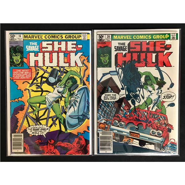 THE SAVAGE SHE-HULK NO.16/ NO.20 (MARVEL COMICS)