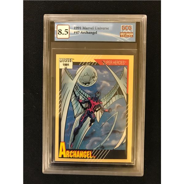 1991 MARVEL UNIVERSE NO. 47 ARCHANGEL (GCG 8.5)