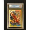 Image 1 : 1991 MARVEL UNIVERSE NO. 10 HUMAN TORCH (GCG 8.5)