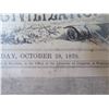 Image 8 : Framed Harper's Weekly Journal of Civilization Page 1870 New York 13"x17"