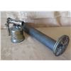 Image 1 : Pyro-Star Vintage Table Gas Lighter & Stained Glass Kaleidoscope 13"L