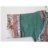 Image 2 : Vintage Japanese Kimono Green w/ Floral Design & Metal Button