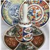 Image 1 : Bell (made in Taiwan) and Three Plates (made in Japan) , Lefton Signed Handpainted
