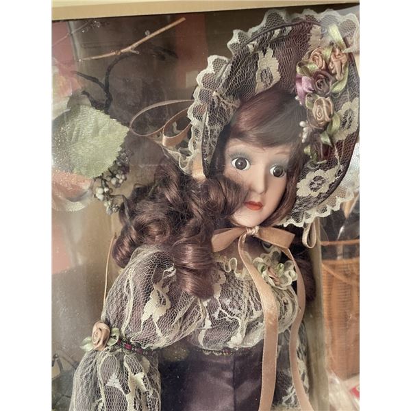 18" Fine Porcelain Doll in Box