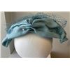 Image 2 : Vintage Hat / Fascinator  Blue with Mesh