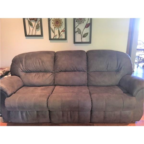 Brown Leather Couch