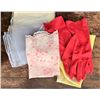 Image 1 : Vintage Red Gloves and Three Scarves