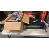 Image 1 : BOX OF DVDS AND PIONEER RECEIVER